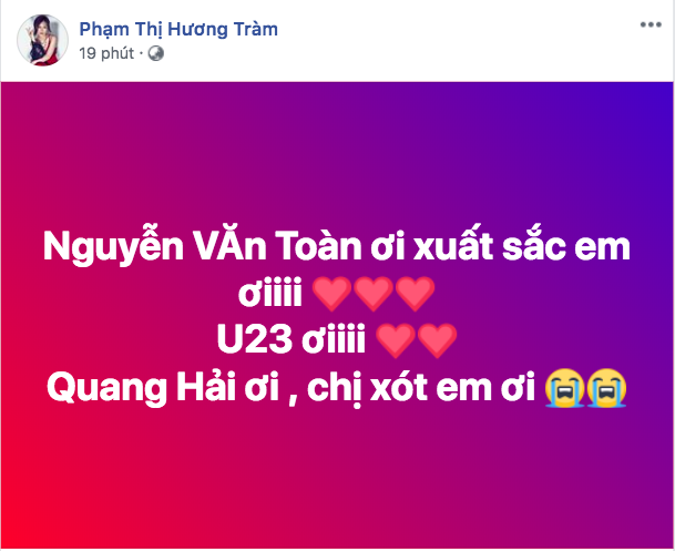 Sao Vbiz vỡ oà sung sướng khi Văn Toàn ghi bàn, đưa Việt Nam vào bán kết ASIAD 2018 - Ảnh 11.