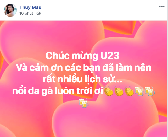 Sao Vbiz vỡ oà sung sướng khi Văn Toàn ghi bàn, đưa Việt Nam vào bán kết ASIAD 2018 - Ảnh 6.