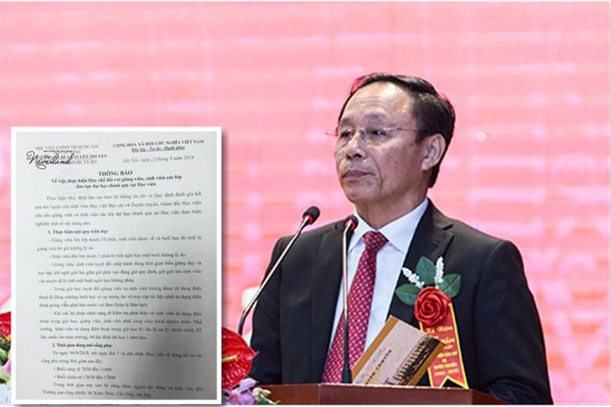 Nội quy bị kêu khắt khe: Học viện Báo chí Tuyên truyền cho thu hồi để điều chỉnh - Ảnh 1. Nội quy bị kêu khắt khe: Học viện Báo chí Tuyên truyền cho thu hồi để điều chỉnh - Ảnh 1.