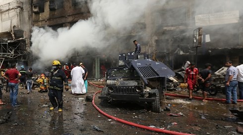 Đánh bom trạm kiểm soát ở Iraq, 8 người thiệt mạng - Ảnh 1.