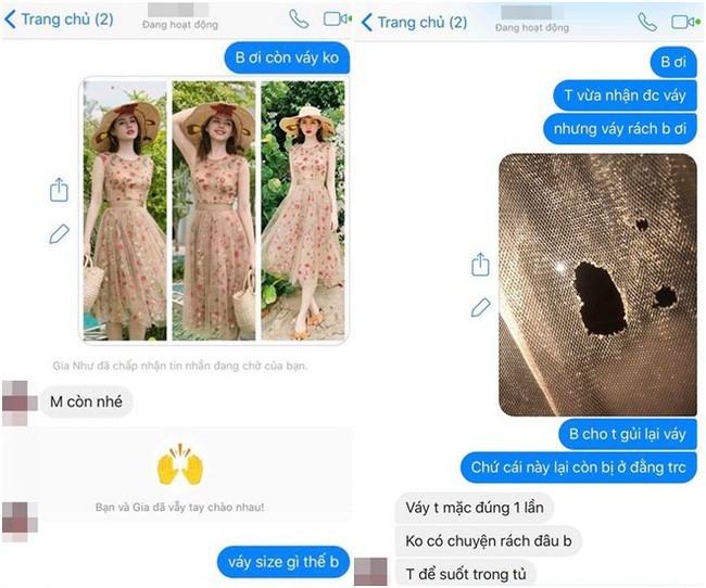 Đỉnh cao bán hàng online: Một chiếc váy cũ nhưng bán tận 3 lần - 2 người mất không tiền, kẻ còn lại nhận đồ rách - Ảnh 2.