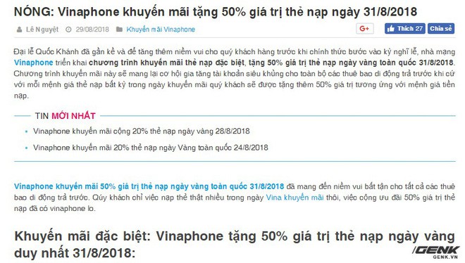 Các nhà mạng đồng loạt tung khuyến mãi 50% giá trị thẻ nạp chào mừng 2/9 nhưng khoan đã, hãy đặc biệt chú ý đến chi tiết này nhé - Ảnh 1.