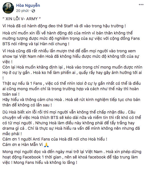 Tranh cãi việc Hòa Minzy bị ARMY tố hám fame, như fan cuồng vì vào tận hậu trường theo BTS tại lễ trao giải - Ảnh 5.