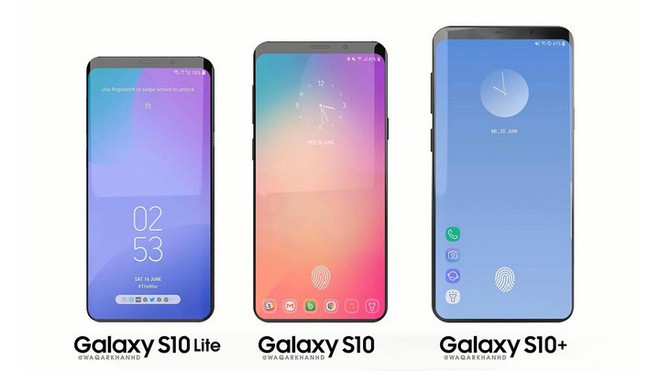 Concept Samsung Galaxy S10 gây bất ngờ vì có tới 3 phiên bản và thiết kế màn hình kiểu mới - Ảnh 1.