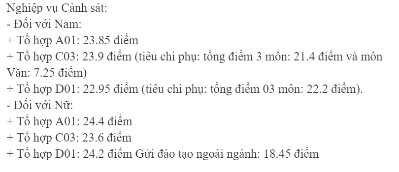 HOT: Điểm chuẩn chính thức của tất cả các trường Đại học trên toàn quốc năm 2018 - Ảnh 108.