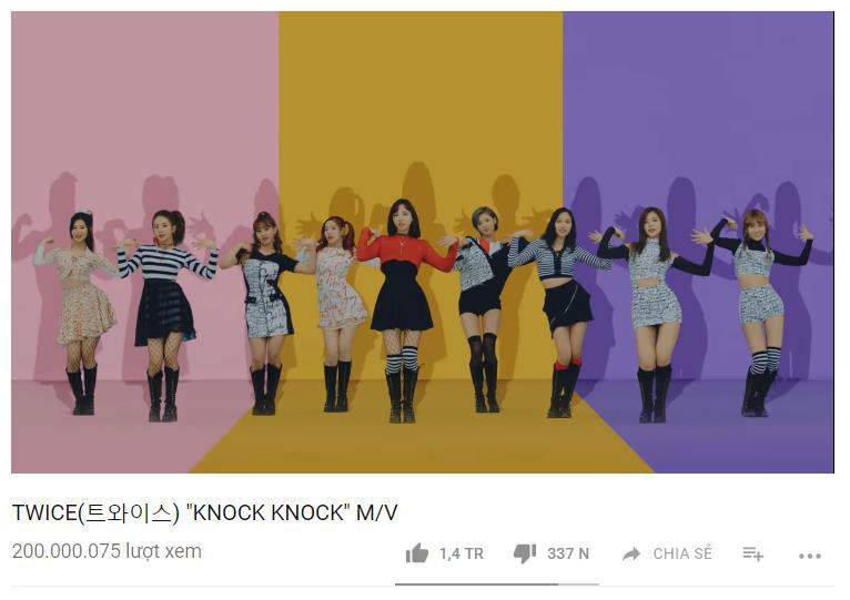 TWICE một lần nữa qua mặt Black Pink về số lượng MV 200 triệu view trên YouTube - Ảnh 1.