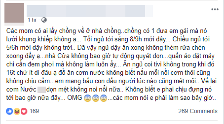 Chị dâu mệt không nói nổi vì đã bầu bí nặng nề mà em chồng 16 tuổi lười khủng khiếp, ngủ trưa một mạch tới 5,6h chiều mới chịu dậy - Ảnh 1.