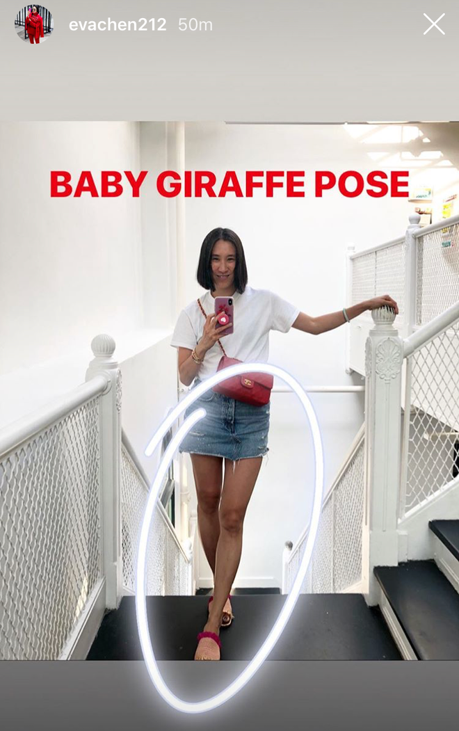 Hươu cao cổ con - D&aacute;ng pose si&ecirc;u dễ khiến ch&acirc;n d&agrave;i, người cao đang được c&aacute;c fashionista m&ecirc; t&iacute;t - Ảnh 1.