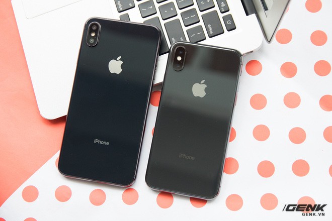 Trên tay mô hình iPhone X Plus đầu tiên tại Việt Nam và so sánh với iPhone X - Ảnh 4.