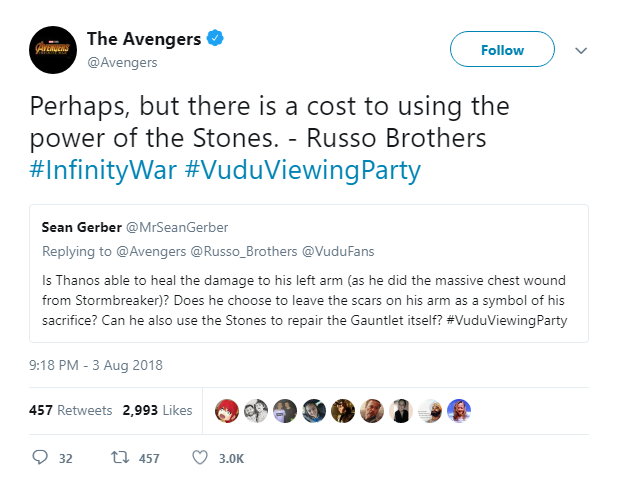 Đạo diễn Infinity War úp mở về khả năng cánh tay Thanos phế toàn tập sau cái búng hủy diệt - Ảnh 2.