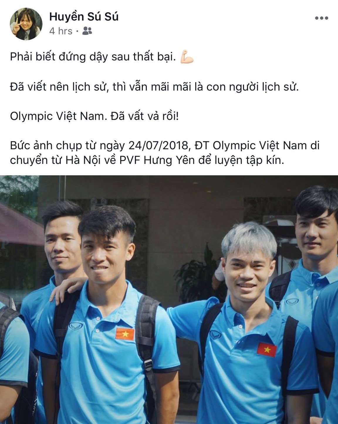 Người hâm mộ đồng loạt gửi lời động viên đến Olympic Việt Nam: Sẽ chẳng phải bận tâm nếu đã cố gắng hết mình - Ảnh 7.