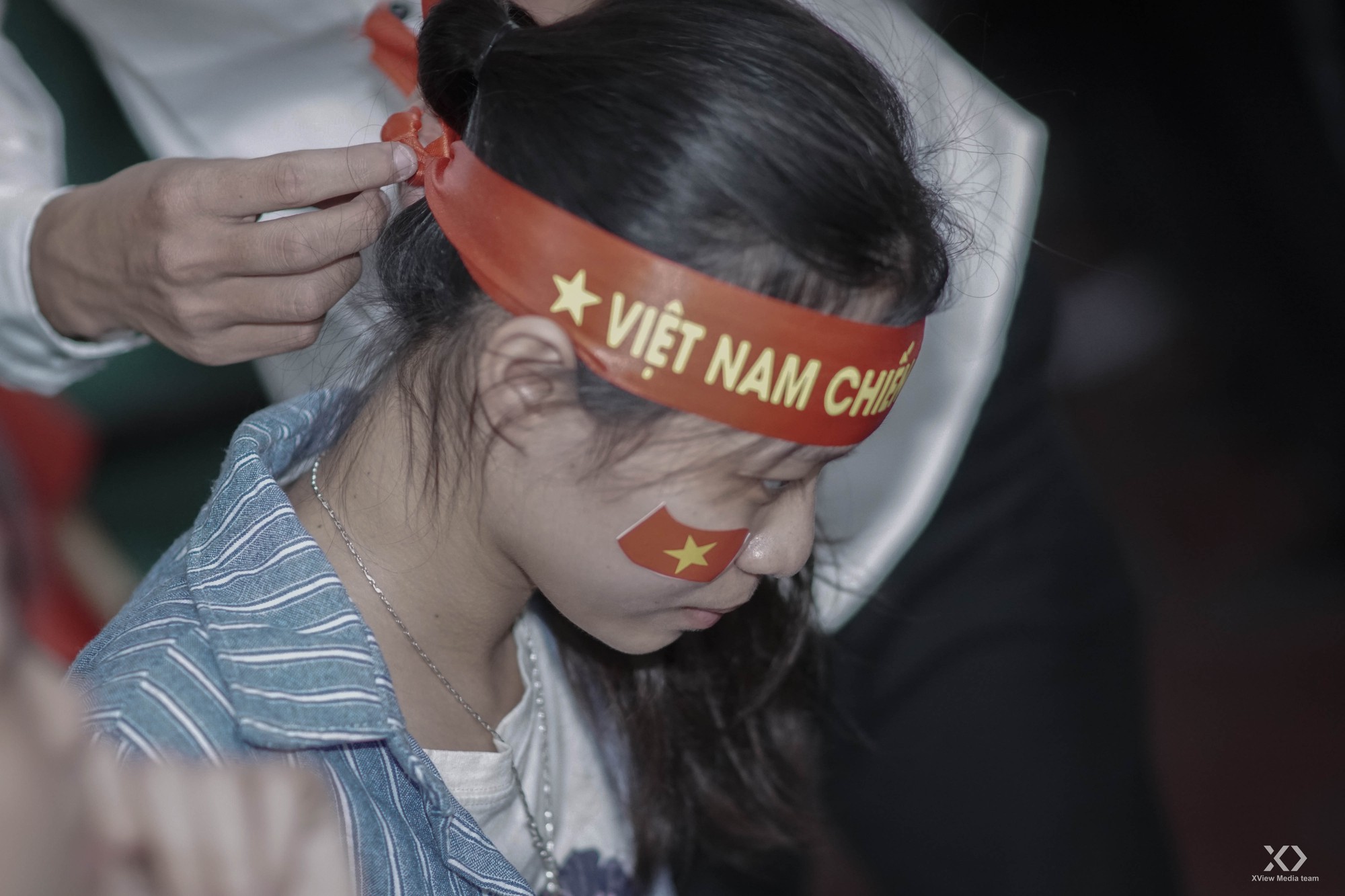 Người hâm mộ tại các trường Đại học reo hò trước bàn thắng gỡ hòa, hi vọng Olympic Việt Nam giành Huy chương Đồng - Ảnh 4.