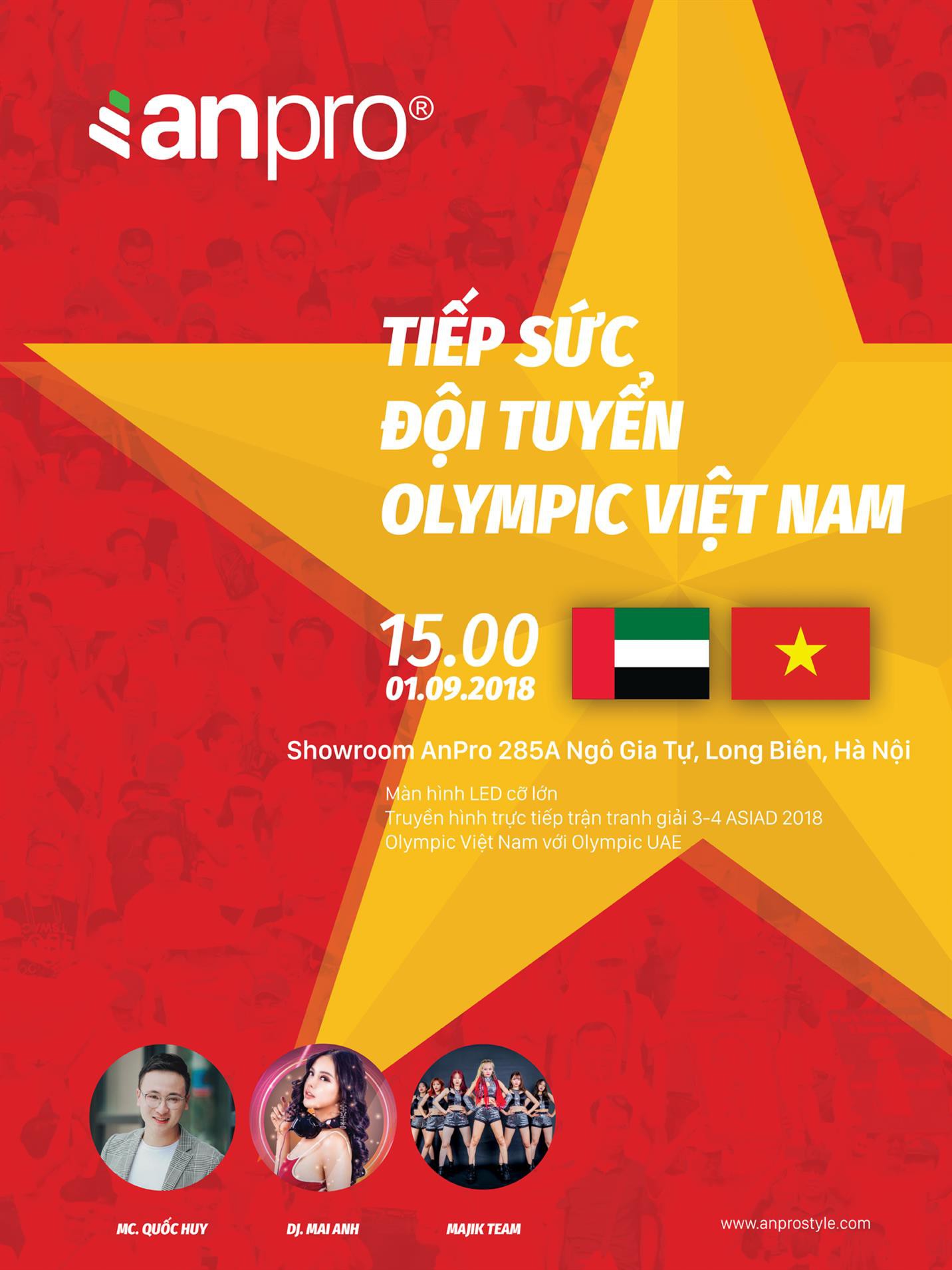 MC Quốc Duy đồng hành cùng AnPro trong sự kiện “Livestream cảm xúc gia đình các cầu thủ tại quê nhà” - Ảnh 2. MC Quốc Duy đồng hành cùng AnPro trong sự kiện “Livestream cảm xúc gia đình các cầu thủ tại quê nhà” - Ảnh 2.