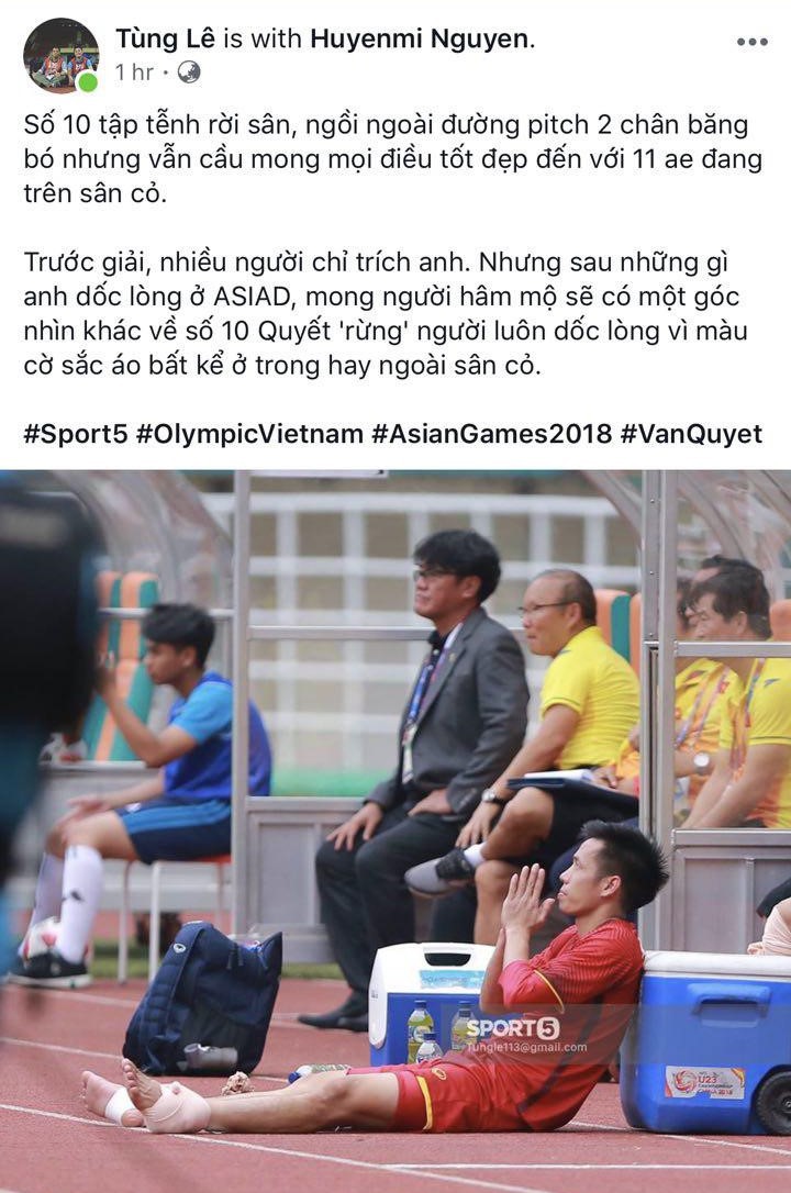 Người hâm mộ đồng loạt gửi lời động viên đến Olympic Việt Nam: Sẽ chẳng phải bận tâm nếu đã cố gắng hết mình - Ảnh 3.