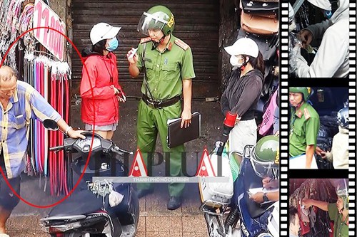 Điều tra làm rõ clip CSTT-CĐ Công an TPHCM nghi làm luật ở chợ Bà Chiểu - Ảnh 1.