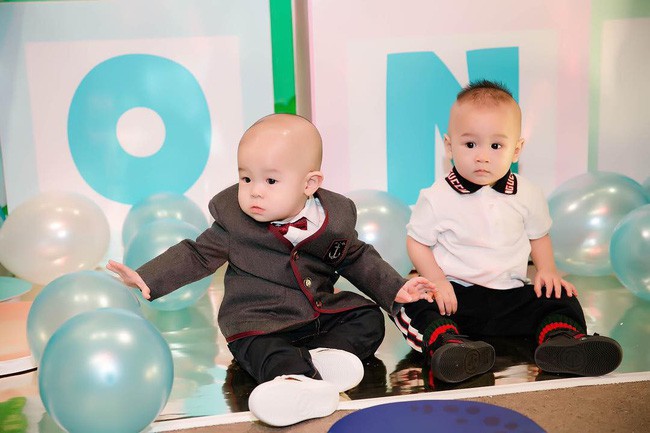 Sinh nhật 1 tuổi của con trai Huyền Baby, hết mẹ đến con dát đồ hiệu gần trăm triệu đồng - Ảnh 4.