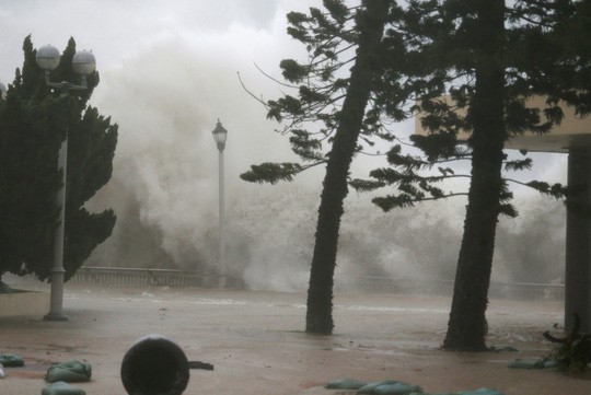 Bão Mangkhut xô nghiêng nhà cửa, người già ở Hồng Kông quyết không sơ tán - Ảnh 6.