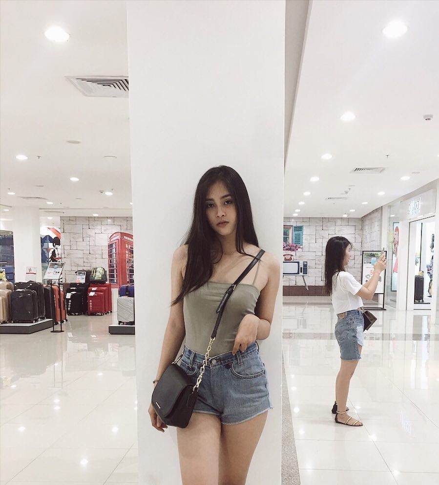 Váº» Äáº¹p Äá»i thÆ°á»ng vá»«a lai TÃ¢y, vá»«a gá»£i cáº£m hÃºt há»n cá»§a TÃ¢n Hoa háº­u Viá»t Nam 2018 - Tráº§n Tiá»u Vy - áº¢nh 8.