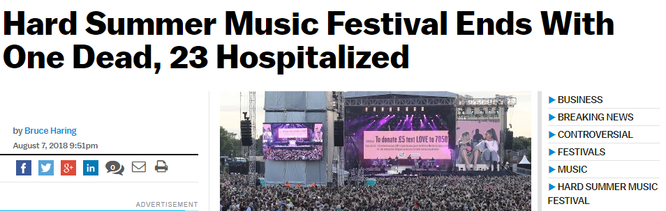 Những vụ nhập viện và tử vong do sốc thuốc tại nhạc hội gây chấn động truyền thông thế giới năm nay - Ảnh 8. Những vụ nhập viện và tử vong do sốc thuốc tại nhạc hội gây chấn động truyền thông thế giới năm nay - Ảnh 8.