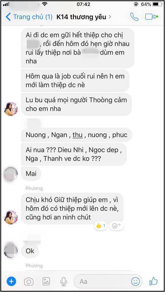 Rò rỉ tin nhắn Nhã Phương tiết lộ đã dừng nhận show, nhóm bạn thân phải có thiệp mới được vào tiệc cưới - Ảnh 1.