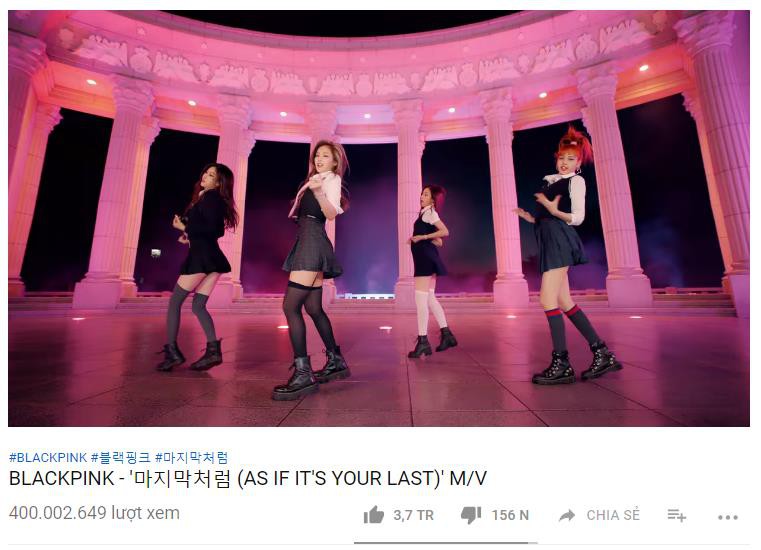 Có MV đạt 400 triệu view sau nhưng Black Pink vẫn “trên cơ” TWICE ở khoản này - Ảnh 1. Có MV đạt 400 triệu view sau nhưng Black Pink vẫn “trên cơ” TWICE ở khoản này - Ảnh 1.