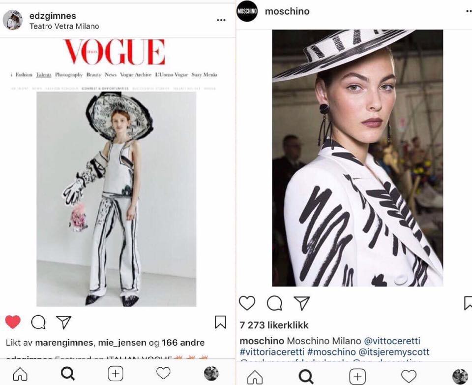 Vừa ra mắt BST mới hôm qua, Moschino đã dính ngay nghi án đạo nhái - Ảnh 5. Vừa ra mắt BST mới hôm qua, Moschino đã dính ngay nghi án đạo nhái - Ảnh 5.