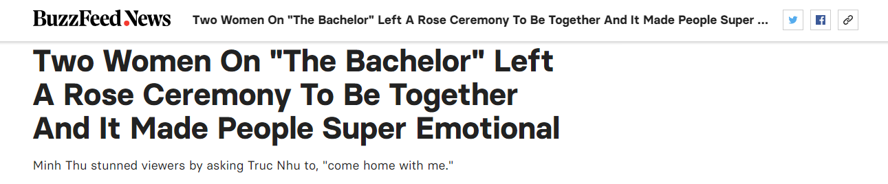 Báo chí và fan quốc tế xôn xao về việc 2 thí sinh nữ Anh chàng độc thân tỏ tình cùng nhau - Ảnh 2.