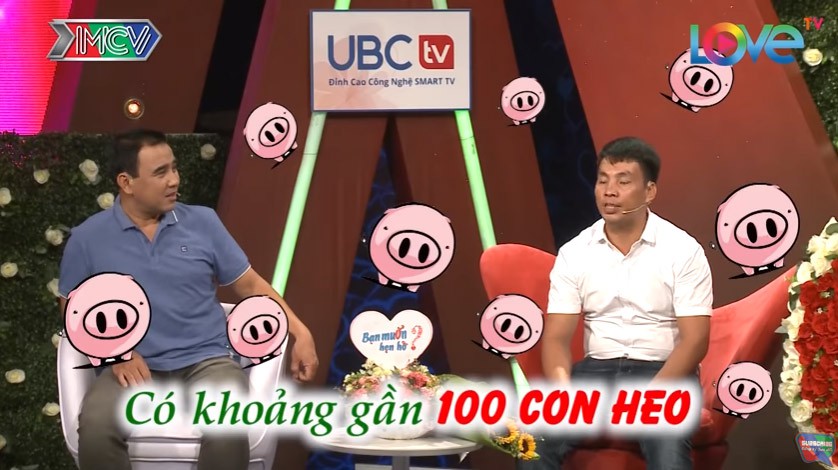 Chàng trai mang... heo con đi tặng cho bạn gái trong Bạn muốn hẹn hò - Ảnh 2. Chàng trai mang... heo con đi tặng cho bạn gái trong Bạn muốn hẹn hò - Ảnh 2.