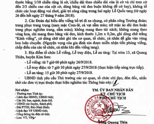 Gia đình Chủ tịch nước Trần Đại Quang nguyện vọng xin được miễn nhận tiền phúng viếng - Ảnh 1.