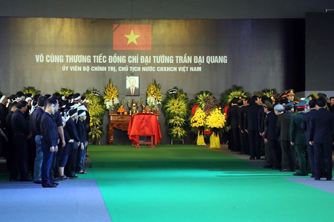 Chủ tịch nước Trần Đại Quang trở về đất mẹ - Ảnh 43.