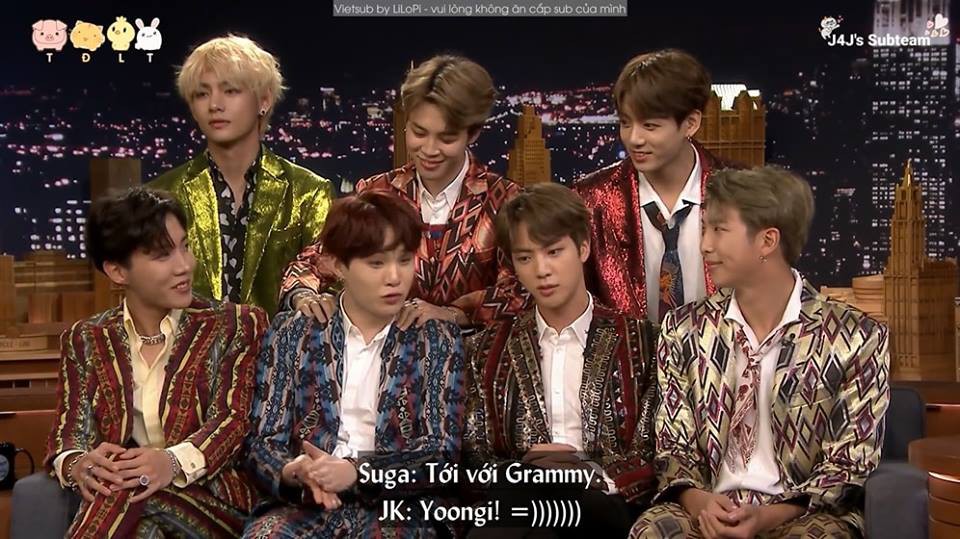 Xuất hiện trên talkshow đình đám của Mỹ, BTS được gọi là "Nhóm nhạc nam nổi tiếng nhất hành tinh" 4 Xuất hiện trên talkshow đình đám của Mỹ, BTS được gọi là Nhóm nhạc nam nổi tiếng nhất hành tinh - Ảnh 4.