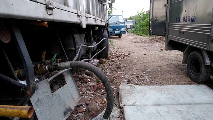 Phá tụ điểm sang chiết gas trái phép cực khủng ở Hải Dương - Ảnh 1. Phá tụ điểm sang chiết gas trái phép cực khủng ở Hải Dương - Ảnh 1.