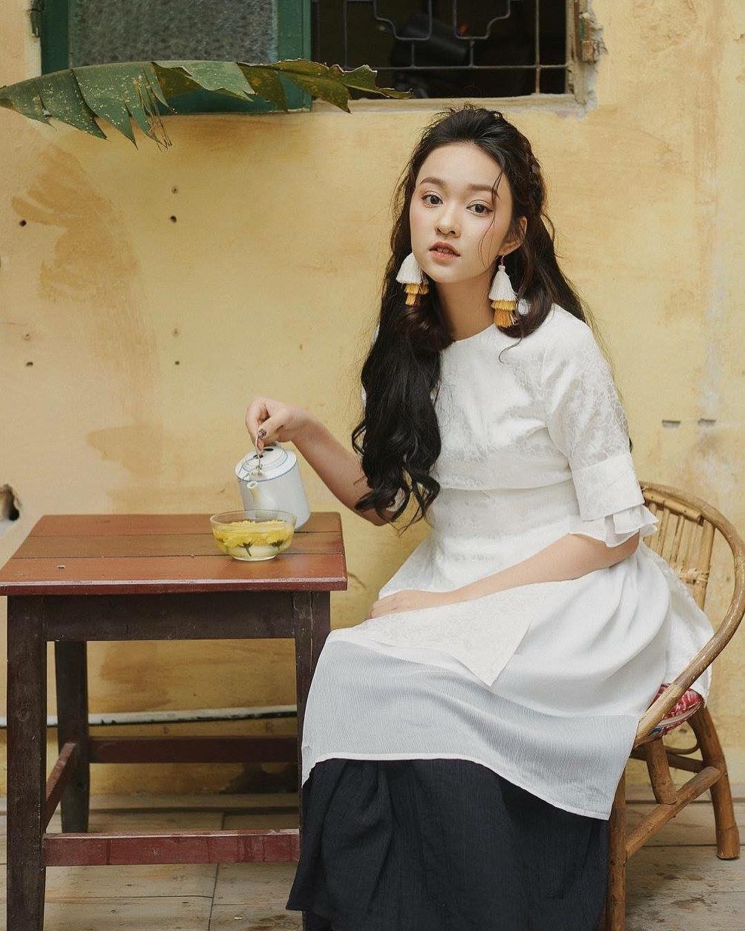 Nữ sinh Học viện Ngân hàng thường xuyên bị nhận nhầm là con lai vì nét quá Tây - Ảnh 4. Nữ sinh Học viện Ngân hàng thường xuyên bị nhận nhầm là con lai vì nét quá Tây - Ảnh 4.