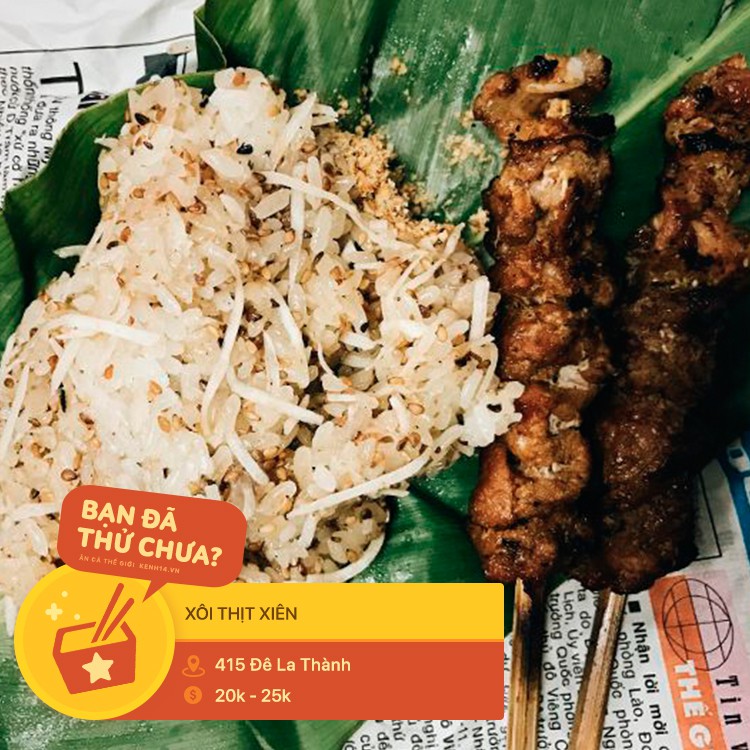 Tưởng là món ăn vui miệng, ai ngờ đâu thịt xiên lại nghiễm nhiên trở thành topping trong loạt món ngon xuất chúng ở Hà Nội 8 Tưởng là món ăn vui miệng, ai ngờ đâu thịt xiên lại nghiễm nhiên trở thành topping trong loạt món ngon xuất chúng ở Hà Nội - Ảnh 8.