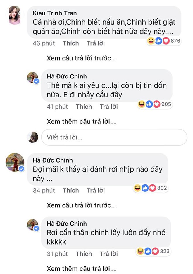 Bị đồn có bạn gái xinh đẹp và nóng bỏng  đây là phản ứng của Hà Đức Chinh! - Ảnh 4.