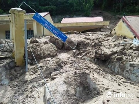 Thanh H&oacute;a: X&oacute;t xa cảnh trường học ngập ngụa b&ugrave;n trước ng&agrave;y khai giảng - Ảnh 13.