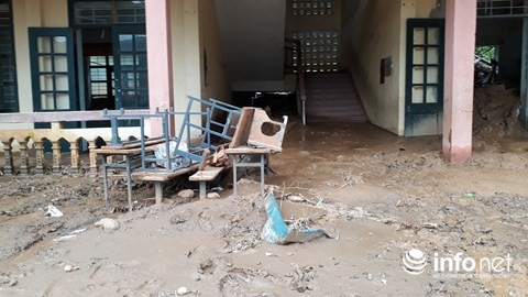 Thanh Hóa: Xót xa cảnh trường học ngập ngụa bùn trước ngày khai giảng - Ảnh 21.