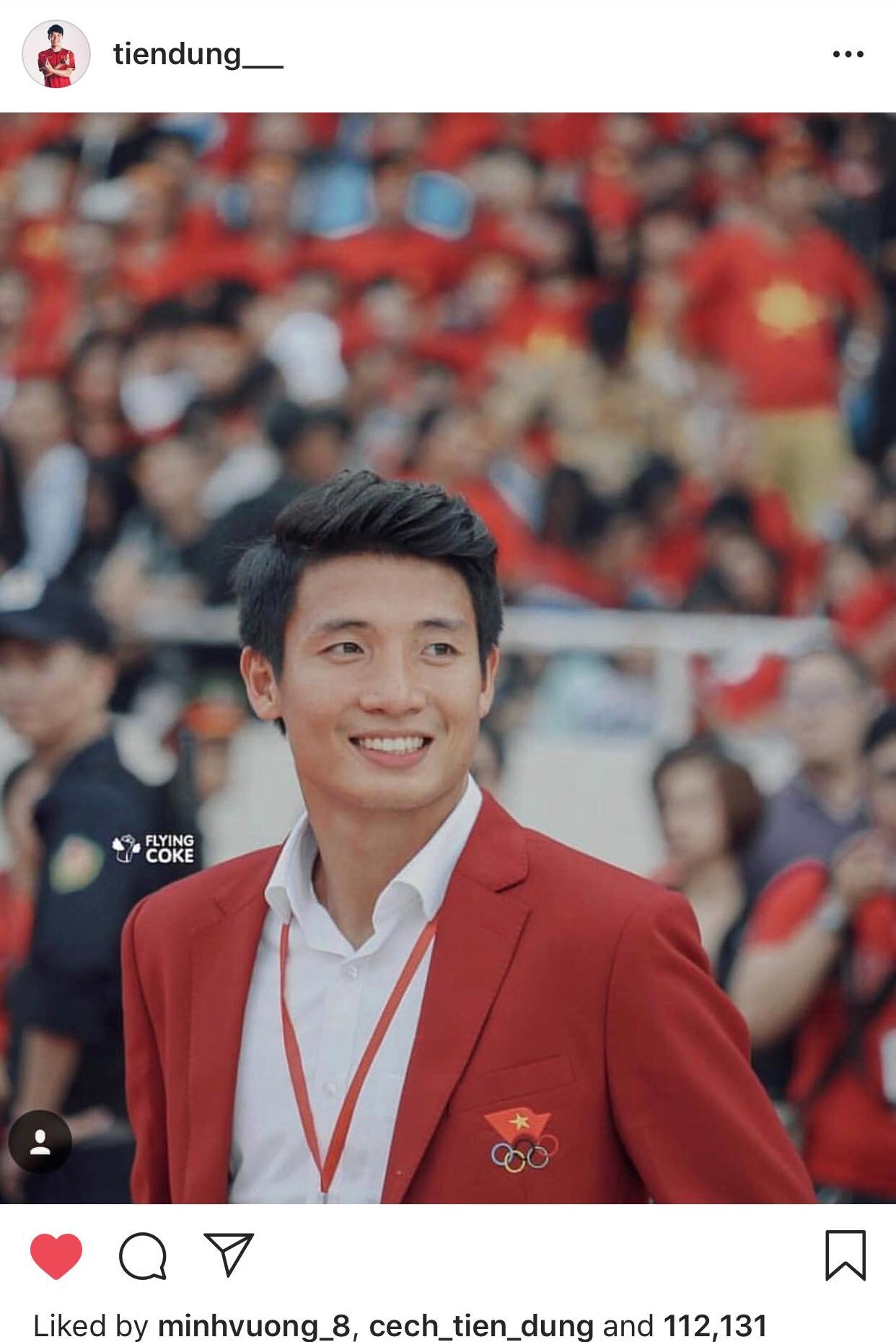 Bức ảnh Bùi Tiến Dũng đẹp trai như soái ca Hàn Quốc được viral nhiều nhất MXH - Ảnh 2. Bức ảnh Bùi Tiến Dũng đẹp trai như soái ca Hàn Quốc được viral nhiều nhất MXH - Ảnh 2.