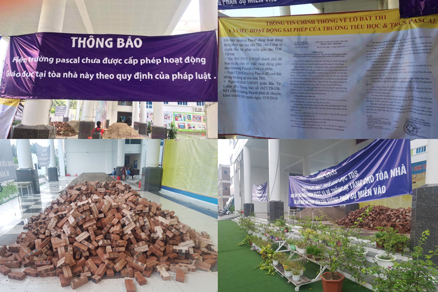 Vụ trường học bị đổ gạch, cát ở Hà Nội: Tình hình tồi tệ hơn sau khi Sở GDĐT vào cuộc - Ảnh 1. Vụ trường học bị đổ gạch, cát ở Hà Nội: Tình hình tồi tệ hơn sau khi Sở GDĐT vào cuộc - Ảnh 1.