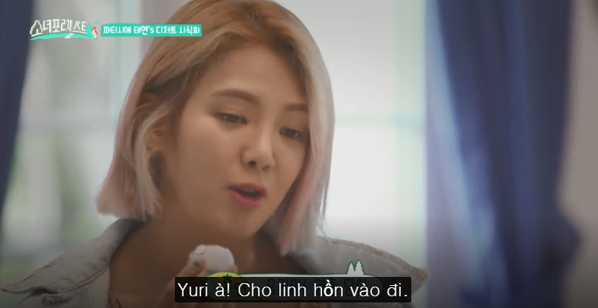 Taeyeon trổ tài làm bánh ngọt đãi SNSD nhưng lời nhận xét của Yuri mới gọi là đỉnh! - Ảnh 8.