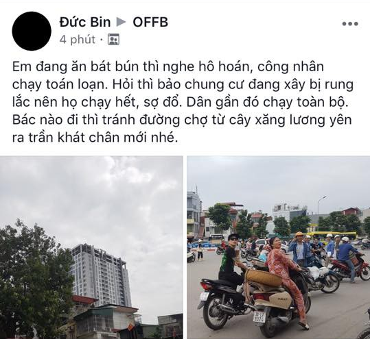 Hàng loạt người dân Hà Nội thông báo vừa xảy ra rung chấn - Ảnh 2.