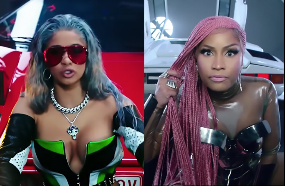 MV duy nhất quay cùng nhau cũng chính là nguồn cơn hiềm khích giữa Cardi B và Nicki Minaj? - Ảnh 2. MV duy nhất quay cùng nhau cũng chính là nguồn cơn hiềm khích giữa Cardi B và Nicki Minaj? - Ảnh 2.