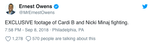 Loạt clip chế và bình luận vui đừng hỏi về vụ Cardi B đánh nhau tung giời với Nicki Minaj giữa sự kiện - Ảnh 4.