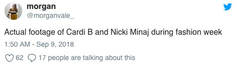Loạt clip chế và bình luận vui đừng hỏi về vụ Cardi B đánh nhau tung giời với Nicki Minaj giữa sự kiện - Ảnh 13.