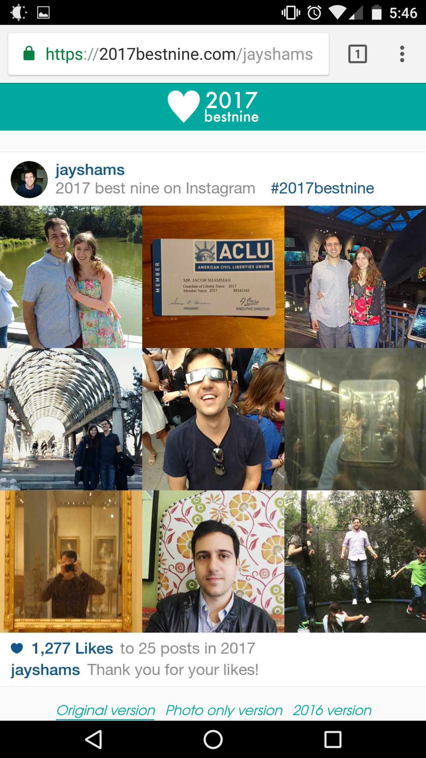 Làm thế nào để tìm ra 9 bức ảnh nhiều Like nhất năm 2017 của mình trên Instagram? - Ảnh 3. Làm thế nào để tìm ra 9 bức ảnh nhiều Like nhất năm 2017 của mình trên Instagram? - Ảnh 3.