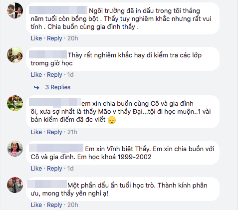Cựu HS THPT Chu Văn An (H&agrave; Nội) đau buồn khi nguy&ecirc;n Hiệu trưởng - thầy Đinh Sỹ Đại qua đời - Ảnh 5.