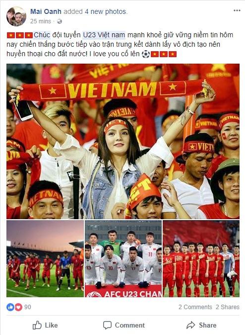 Người dân cả nước đồng loạt gửi lời chúc chiến thắng đến đội tuyển U23 Việt Nam trước thềm trận bán kết lịch sử với Qatar - Ảnh 2.