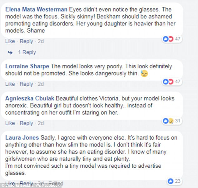 Victoria Beckham bị phản ứng mạnh v&igrave; để mẫu gầy nhẳng chụp h&igrave;nh quảng c&aacute;o - Ảnh 5.