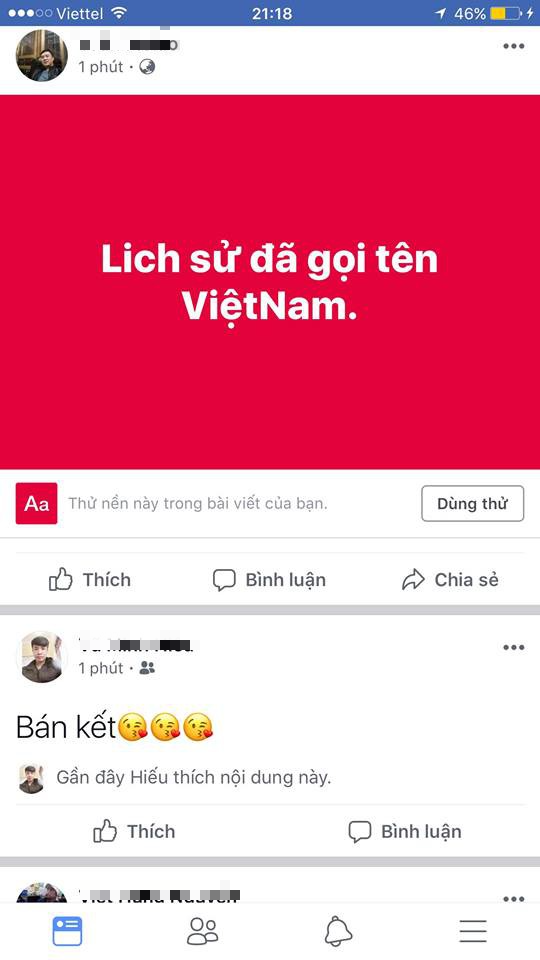 Dân mạng không ngớt lời chúc mừng chiến thắng lịch sử của U23 Việt Nam - Ảnh 7.