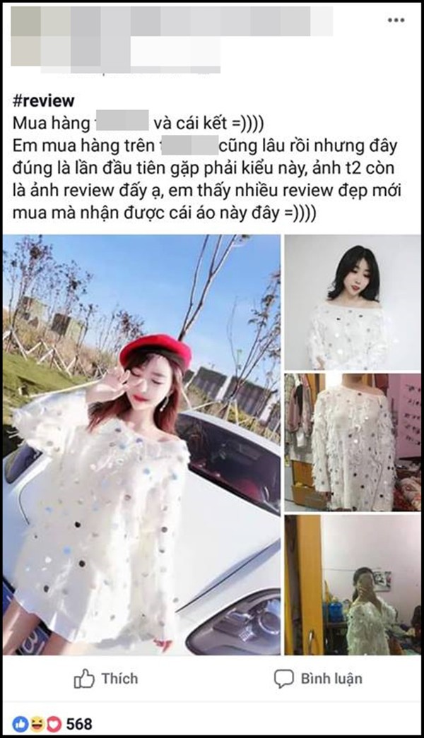 Than thở mua hàng online không y hình, cô nàng chẳng được dân mạng bênh vực mà còn bị mắng thêm - Ảnh 1. Than thở mua hàng online không y hình, cô nàng chẳng được dân mạng bênh vực mà còn bị mắng thêm - Ảnh 1.